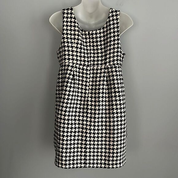 Women’s Small Beautiful houndstooth high waisted classic career dress - Picture 15 of 16